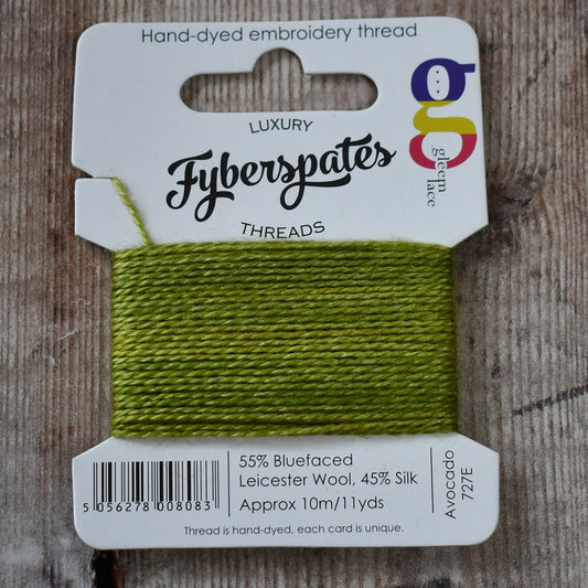 Hand-Dyed Thread: Avocado 727E