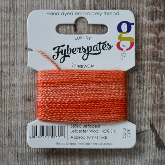 Hand-Dyed Thread: Coral 737E