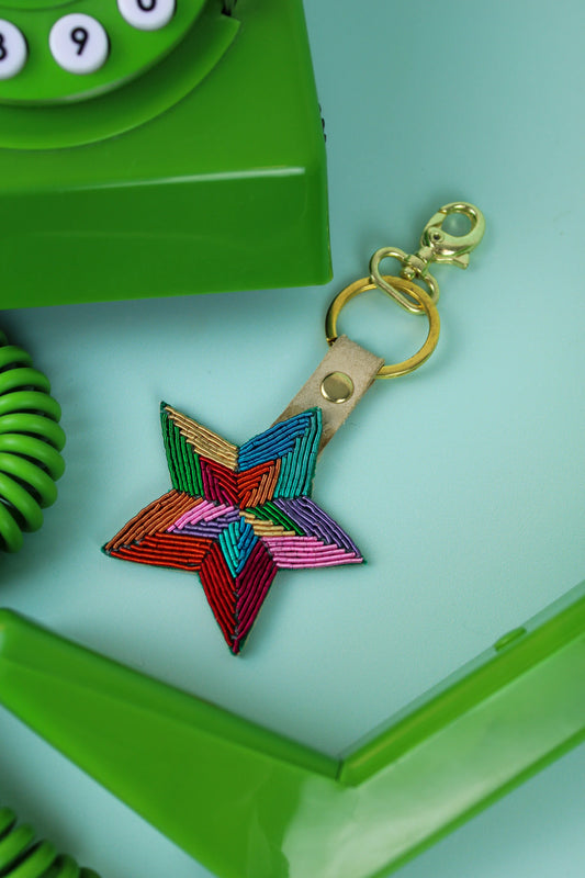 Rainbow Star Fob